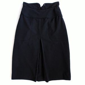 Alvin Valley Black Midi Skirt